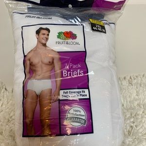 7 pack white brief underwear